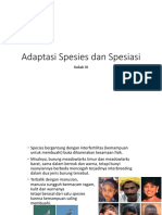 Adaptasi Spesies Dan Spesiasi