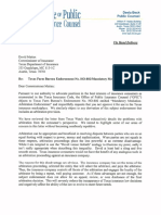 OPIC Letter Opposing Arbitration