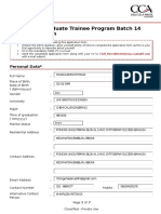 GTP 14 Application Form