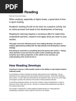 Critical Reading and Reading Strategy