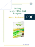 30day Money Mindset Program - Quotes and Affirmations