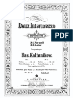Kalichikov Duet Score