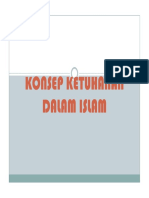 3 Konsep Ketuhanan Dalam Islam