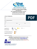 Annual Booth Registration Form 2016