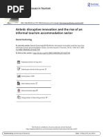 Download Airbnb Disruptive Innovation and the Rise of an Informal Tourism Accommodation Sector by fahimafridi SN313826706 doc pdf