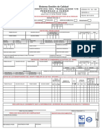 Formulario Comfacesar PDF