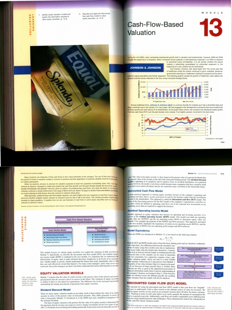 Cash Flow Valuation in Healthcare Sector | PDF | Discounted Cash Flow ...