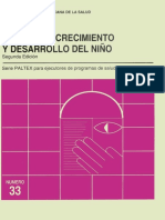 Manual de Crecimiento y Desarrollo Del Ninio