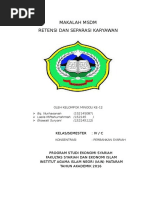 Download Maklah Msdm Retensi Dan Separasi Karyawan Minngu Ke-12 by Irma Haerani SN313839037 doc pdf