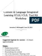 CLIL Tool Kit Workshop