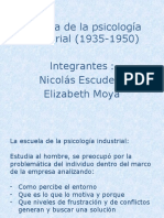 Escuela de La Psicología Industrial (1935-1950) Finaaal
