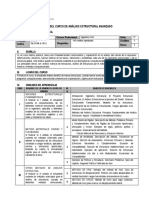 Silabus Analisis Avanzado PDF