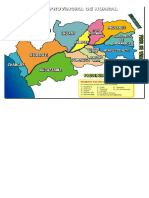 HUARAL MAPA y Distritos
