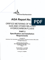 AGA Report No.3-2000 Part 2 - Orifice Metering of Natural Gas and Other Related Hydrocarbon Fluids