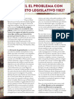 ¿Cuál Es El Problema Con El Decreto Legislativo 1182?