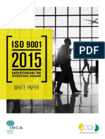 CQI IRCA ISO90012015 White Paper