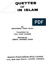 Etiquettes of Life in Islam PDF