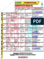 DEPORTE - Escuelas Deportivas de Verano 2016