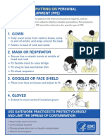 Gown: Sequence For Personal Protective Equipment (Ppe)