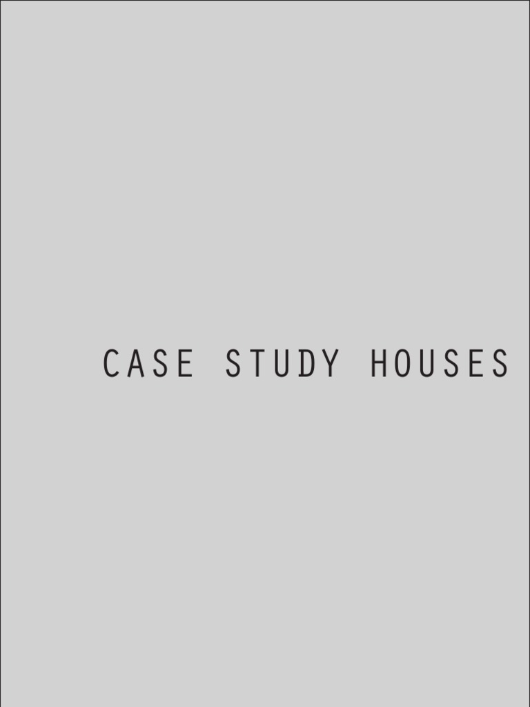 Case Study Houses PDF Combustion Nature