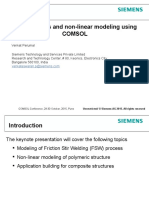 Multi-Physics and Non-Linear Modeling Using COMSOL