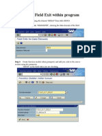 Implement Field Exit Within Program