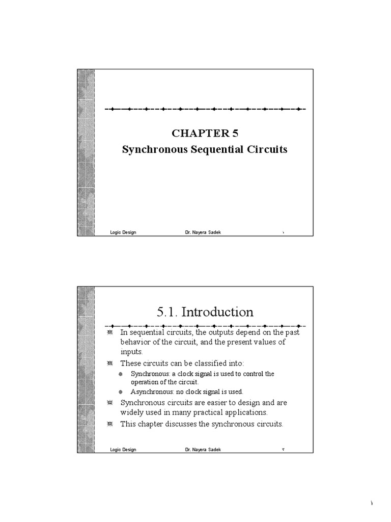 Synchronous Sequential Circuits | PDF