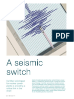 A Seismic Switch: Certified Switchgear For Nuclear Power Plants Is Providing A Critical Link in The Chain