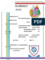 Mr. Egg's marketing project segmentation and targeting