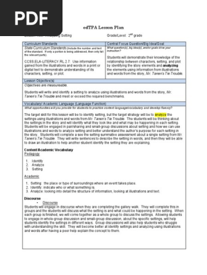 edtpa lesson plan
