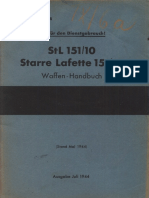 (1944) D.(Luft) T.6264 StL 151/10 Starre Lafette 151/10 Waffen-Handbuch
