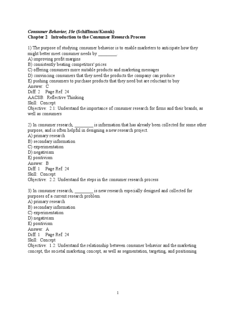 Consumer Research Process Overview | PDF | Marketing Research ...