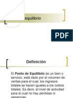 Punto de equilibrio: definición, cálculo y aplicaciones