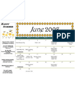 Calendar - June 2008