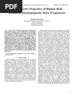 The Dielectric Properties of Human Body