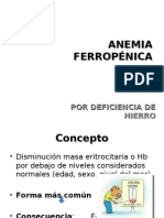 ANEMIA FERROPÉNICA