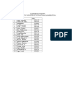 DAFTAR MAHASISWA