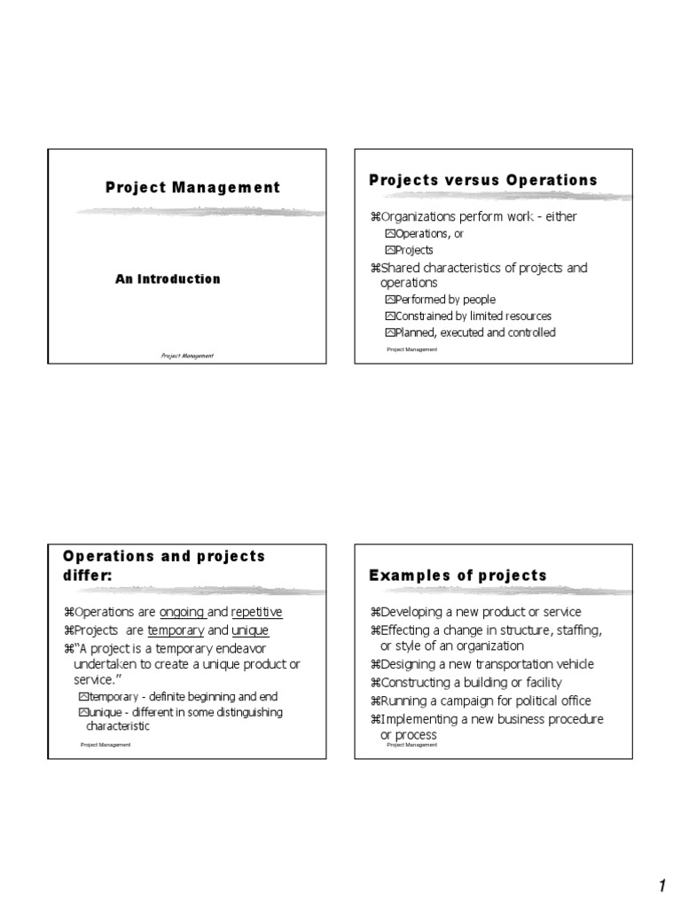 Project Management Fundamentals Explained | PDF | Project Management ...