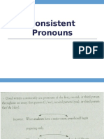19 Consistent Pronouns