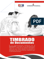 Material Informativo Sobre Timbrado de Documentos - Año 2015