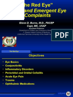 Urgent and Emergent Eye Complaints