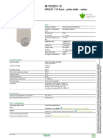 Product Data Sheet: ARGUS 110 Basic, Polar White - Carton