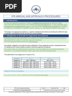 Ifr Arrival and Approach Procedures: Category V V