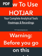 How To Use Hotjar Heatmaps and Recordings To Understand Your Site Visitors