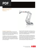 Industrial Robot: Main Applications Material Handling Palletizing