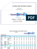 Televicentro de Puerto Rico (WAPA TV) - Tarifas 2007 (Rate Card)