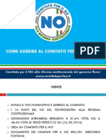 come aderire al comitato per il no alla riforma costituzionale