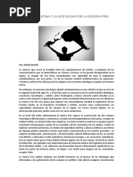 América Latina y La Nostalgia Por La Guerra Fría