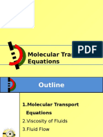Molecular Transport Equations