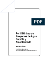 Perfil de Proyecto de Agua y Alcantarillado